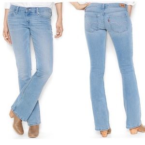 Levi’s 518 Straight Light Washed Jeans Blue